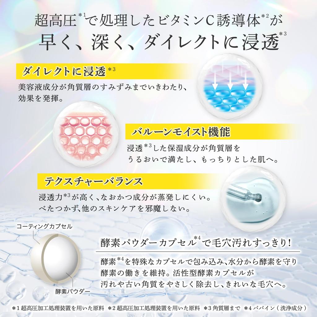 unlabel Labo V Face Made in Skin Face Dense 100MPa Vitamin C Pore Care Wash, 130g, Japan, Care, Wash, Foam, Derivative,