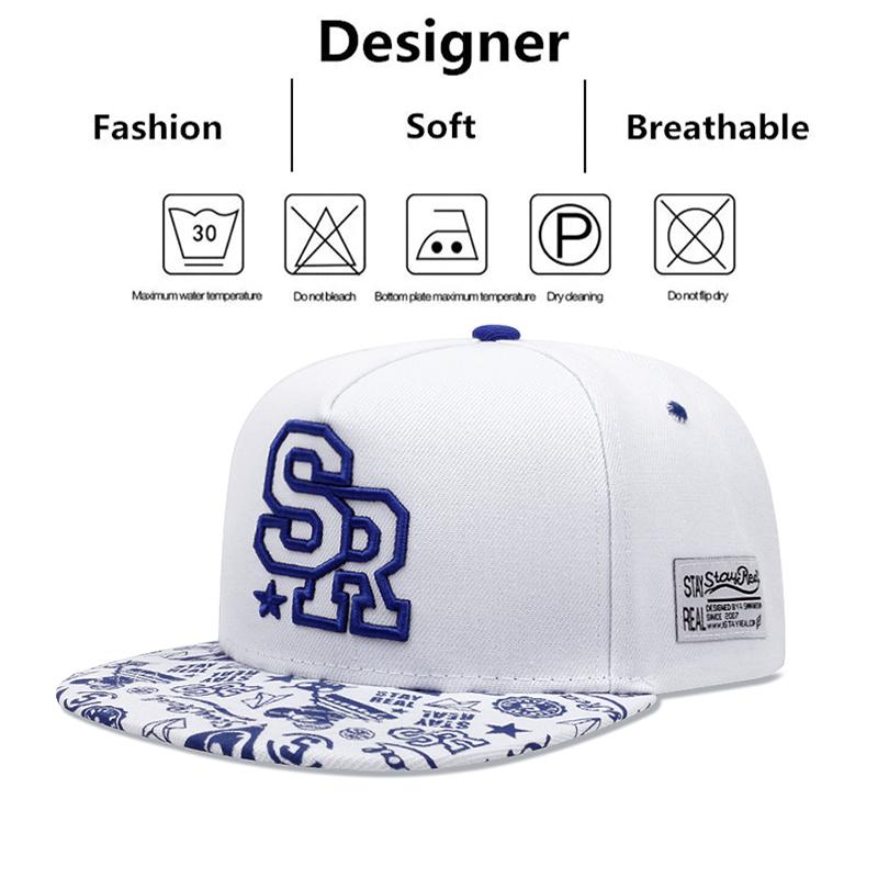 Men's Fashion NYC Embroidery Hiphop Baseball Cap Snapback Hat Adult Outdoor Casual Sun Casual Unisex Adjustable Cowboy Caps