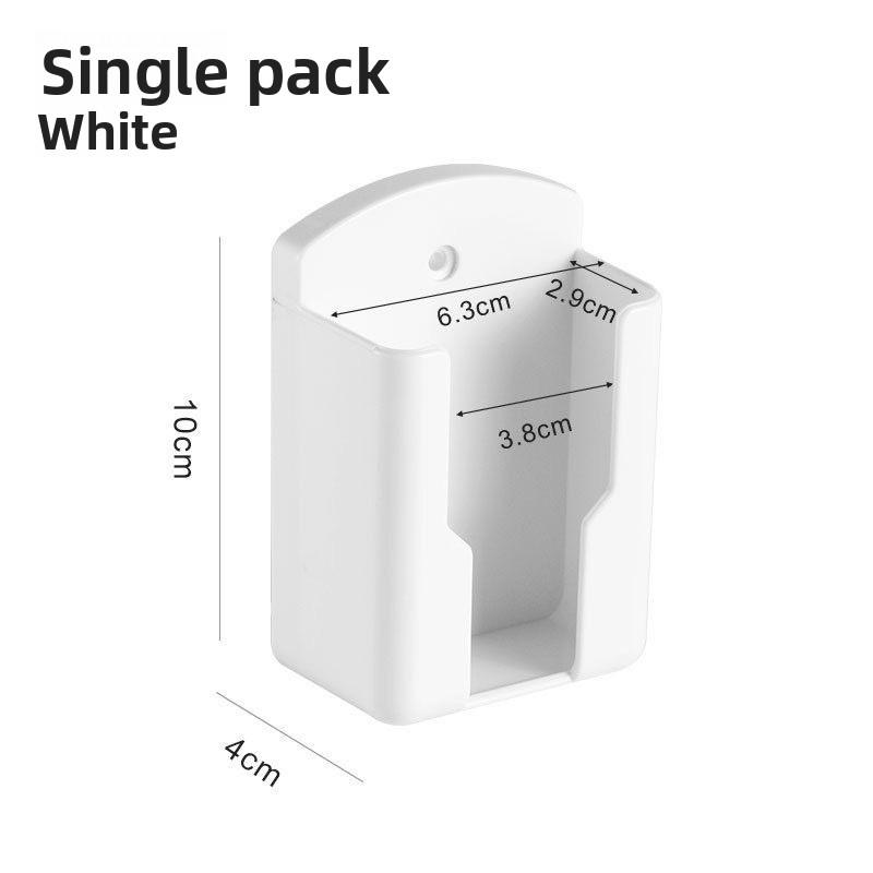 

Фиксированный пульт дистанционного управления Настенный Настенный Без отверстий Домашний офис Стеллаж для хранения белый