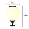 Waterproof Post Lights Mount Globe Fixture for Outdoor Yard 30cm