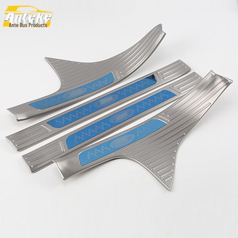 Fits 18 Models: 10th-Gen Accord Door Sill & Bumper Trunk Welcome Pedal Trim