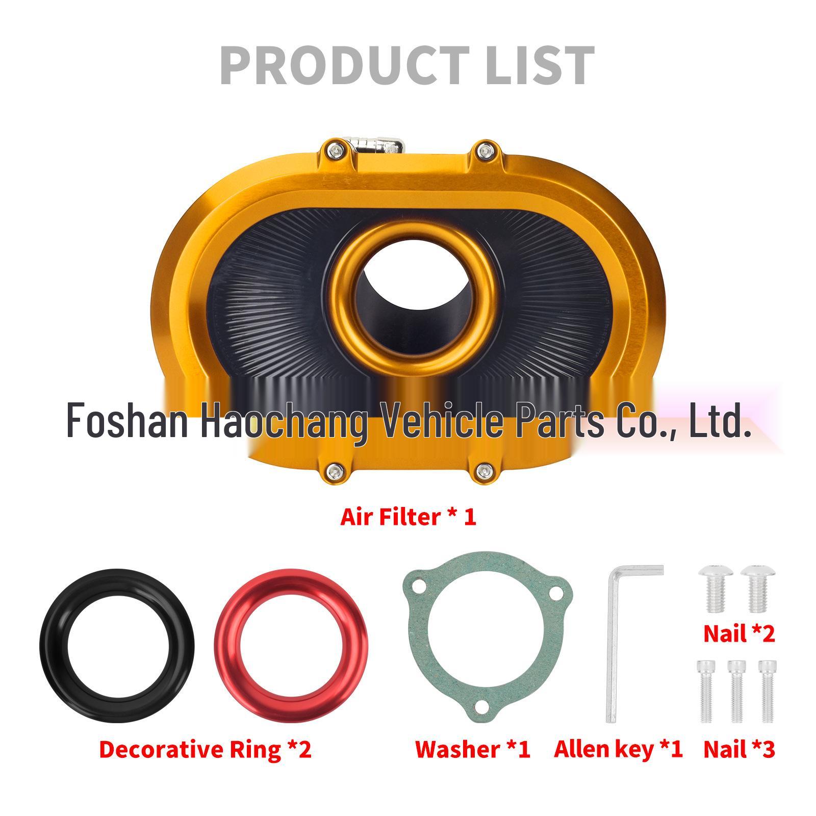 

Air Filter for Modified Harley Road Glide & Street Glide 117/121 CVO Models Post-2023