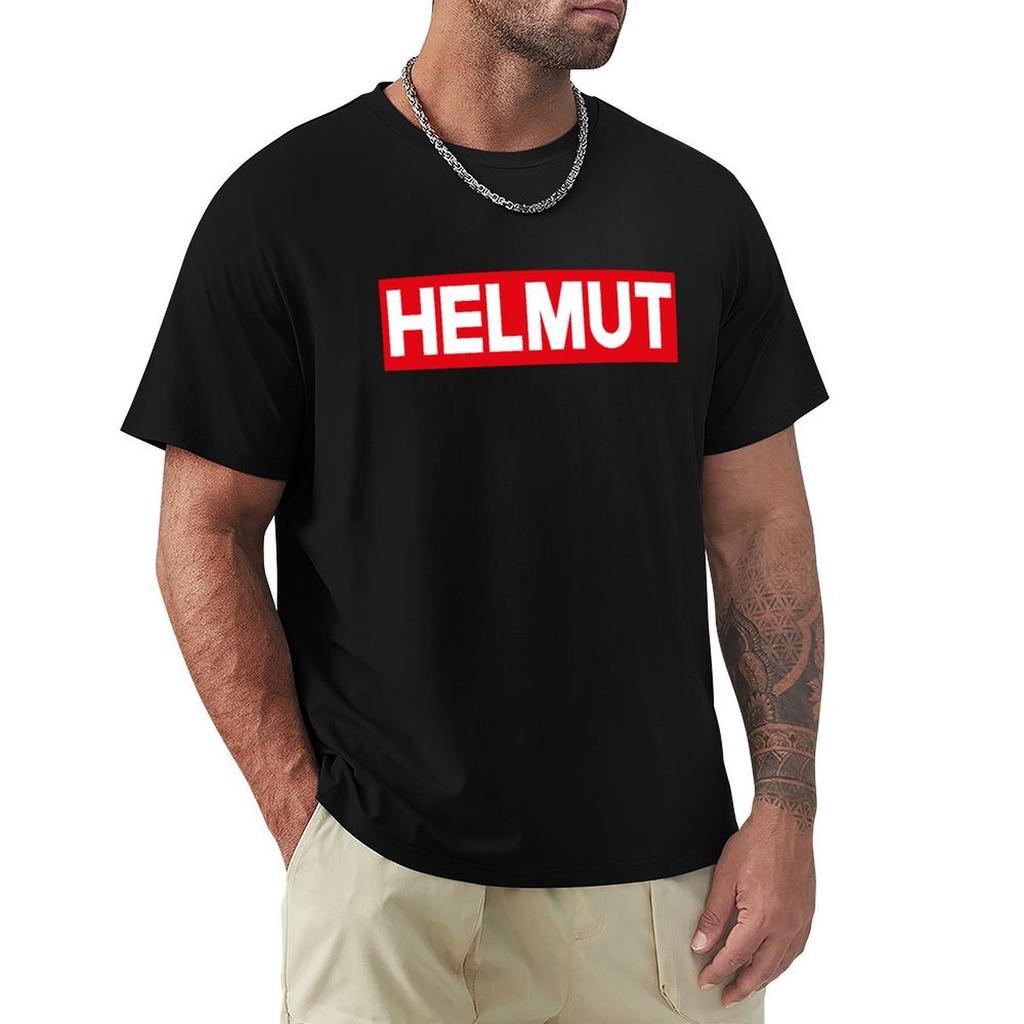 HELMUT T-Shirt Essential T Shirt Affliction Shirts Plus Size Tops Vintage T-shirts for Men Cotton