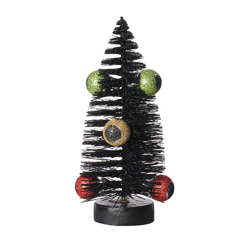 Halloween Decorations - Mini Scary Eyeballs Decorative Tree - Halloween-themed Party Props for The Tabletop