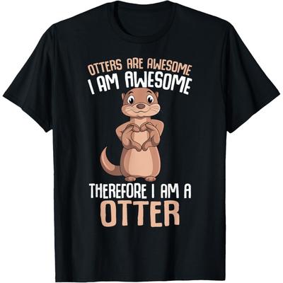 Leuke Zeeotter Liefhebber Cadeau Ideeën Meisjes Kinderen Otter T-shirt