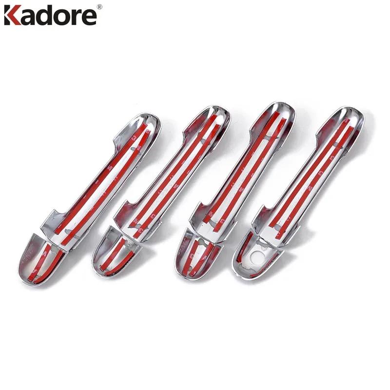 Door Handle Cover Trim For Hyundai Elantra Touring 2008 2009 2010 Chrome Car Side Door Handles Catch Cap Overlay Accessories