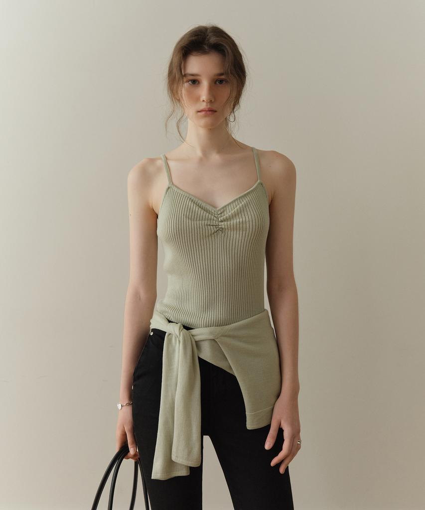 Poyueoaijeuonli Moire Knit Sleeveless (4 Colors)