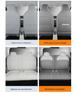 Custom-Fit Leather Car Seat Cushion for Wuling Qingkong - Cute Cartoon Design, Full Coverage for Four-Seat Models