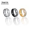 Stylish Roman Numeral Couple Rings - 8MM Wide Stainless Steel Jewelry