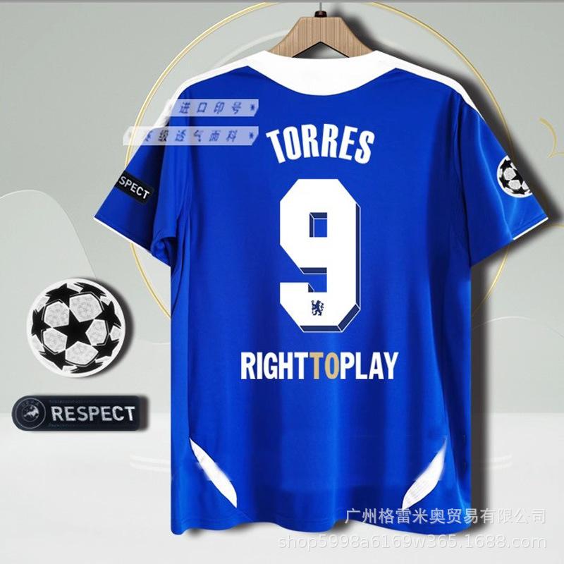 Retro Jersey Chelsea Series Jersey Long Short Sleeve Explosive Star Collection 8 Lampard 9 Torres Football Jersey