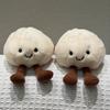 Süßes Kleines Gedämpftes Brötchen Plüschtier Yoyo Xianxian Entzückende Essens-Stoffpuppe mit Lachendem Gesicht Beinen Weiches Plüschtier Heimdeko Geschenk