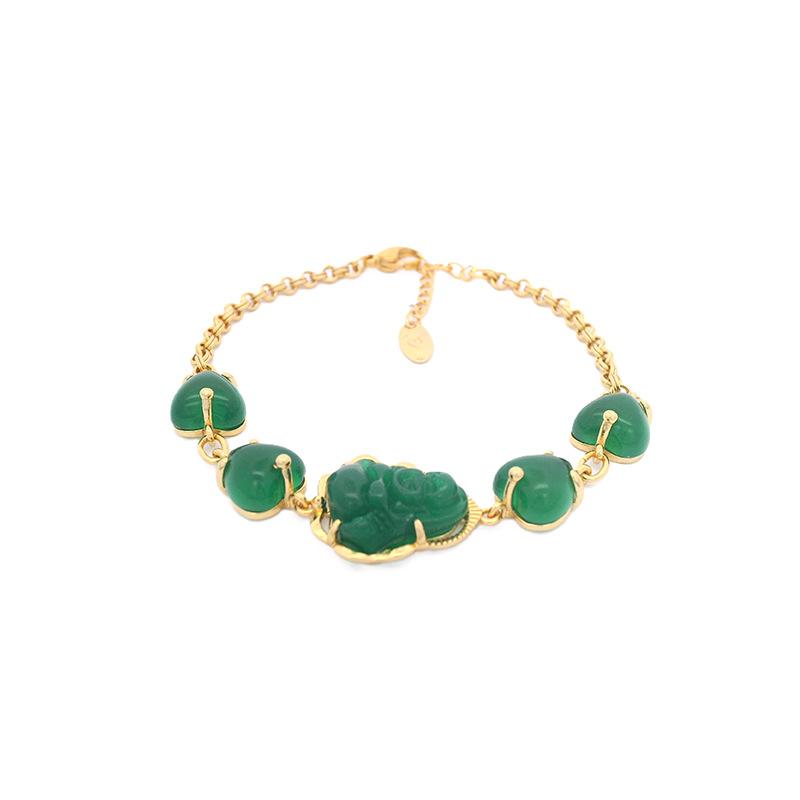 Emerald Heart Bracelet
