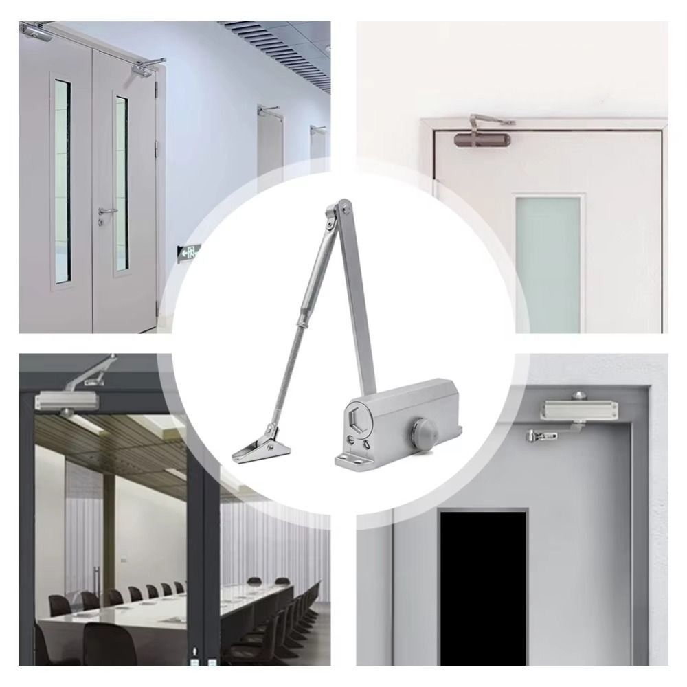 Adjustable Speed Automatic Door Closer Door Holder Hardware  Hardware Installation