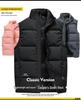 Windproof Korean-Style Unisex Down Vest: Warm, Trendy, Plus Size, Autumn/Winter, Two-way Zipper, for Couples & Teens