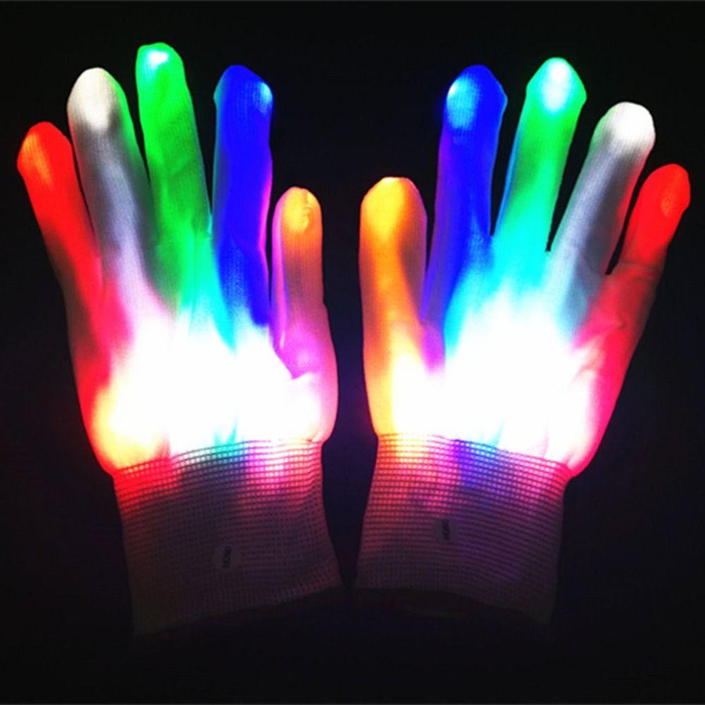 Glow Arcobaleno Light-up Gloves LED Luminous Gloves LED Gloves  Christmas Toys