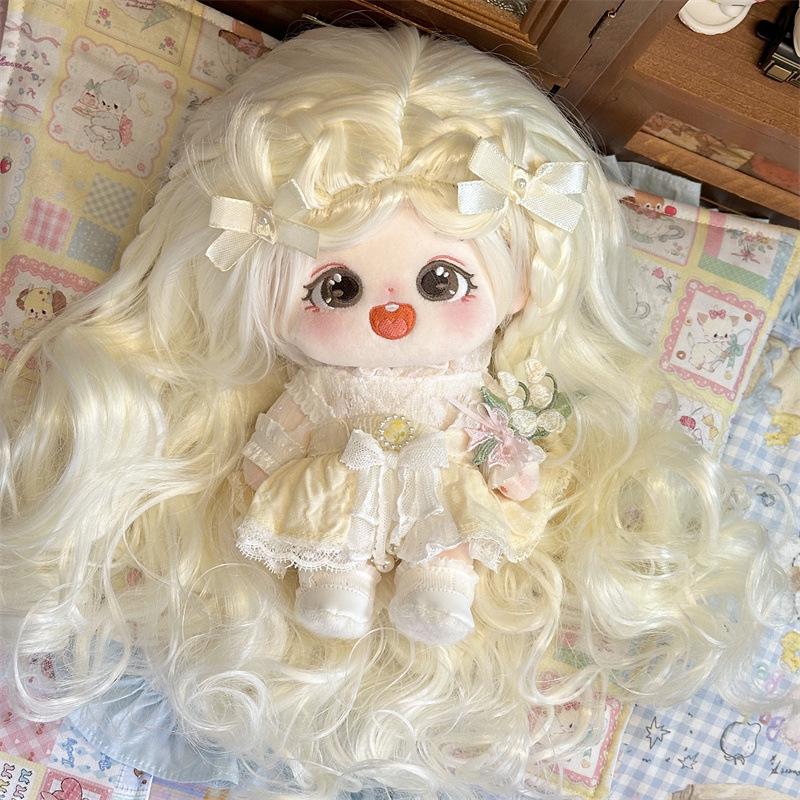 20CM Cotton Doll Wig for Male and Female Dolls - Headgear and Hair