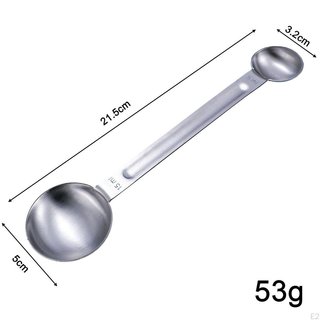 Coffee Measuring Spoon, Double-sided Tablespoon for Ground