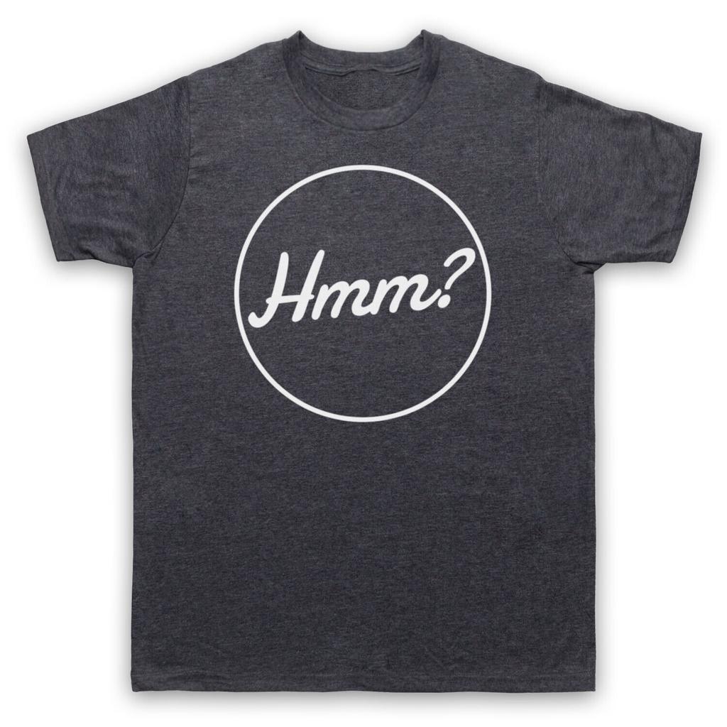 Hmm Slogan Retro Question Funny Ironic Joke Unisexs Unisexs TShirt