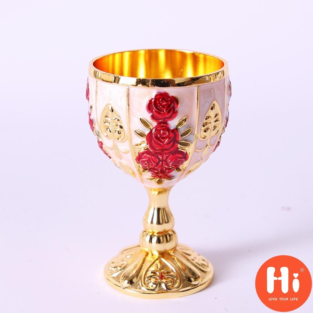 Hi 30ML Retro Creative Small Beverage Wine Cup Gold European Style Home Bar