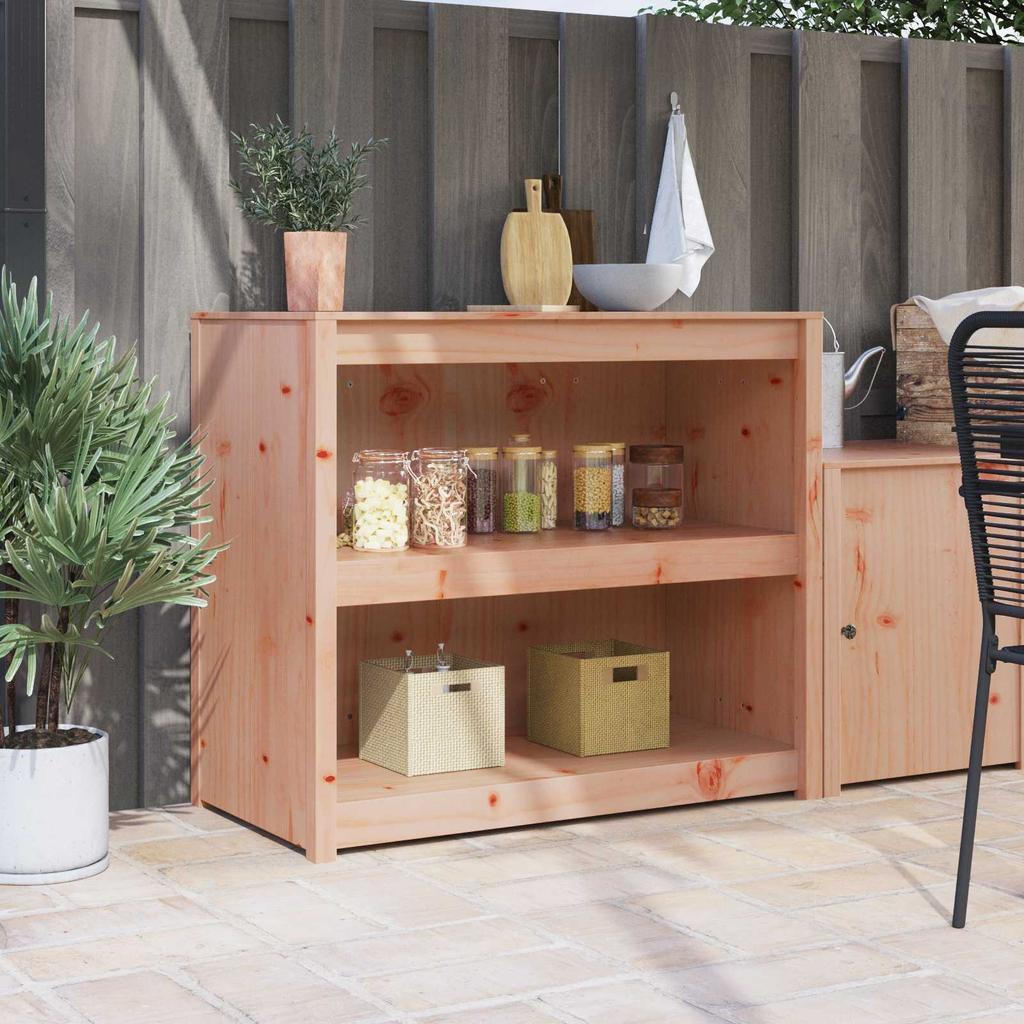 Kitchen Cabinet MEPPEL Brown Oak Effect 106 x 55 x 92 cm