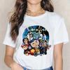 Fashion Horror Movie Tee Shirt Coraline Doll Dreams Y2k T-shirt Women Men Vintage Gothic Tshirt Halloween Graphic Tops Clothes