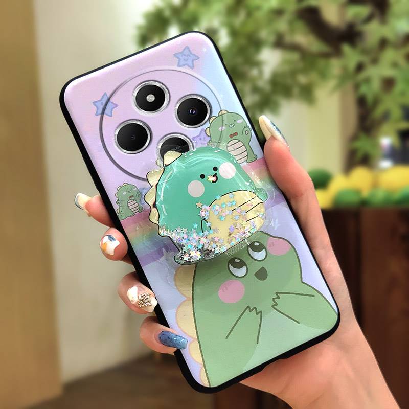 Waterproof protective Phone Case For Redmi A4 5G Dirt-resistant Soft Case Durable Quicksand Skin feel silicone TPU cute