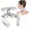 1 Pc Smart Portable Neck Shoulder Massager, Rechargeable Electric Massage Machine, Muscle Relaxation Device for Home & Office Daily Fatigue Relief