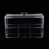 Dustproof Acrylic Makeup Pad Swab Storage Case Jewelry Cosmetic Box