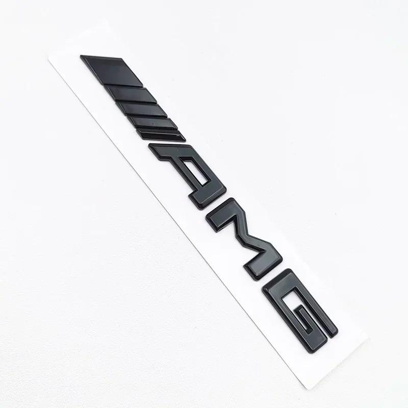 CQX1 3D ABS Black Mercedes-Benz GLC63S AMG X253 V8 BITURBO 4MATIC Trunk Emblem Car Rear Star Sticker Badge for GLC AMG