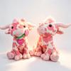 Pink Cow Plush Highland Cows Huggable Stuffed Animal Scottish Plush Toy Cute Design Soft Adorable Farm Plushie Birthday Present