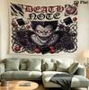 Arazzo da Parete Death Note Appeso Estetico Coperta in Tessuto Stampato Arazzi Decorativi per Camera da Letto Soggiorno Decorazioni per la Casa