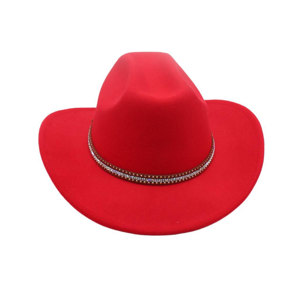 Jazz Tibetan Western Cowboy Hat Men'S And Women'S Performance Felt Hat Hat