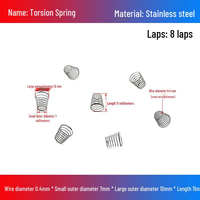 Stainless Steel Pagoda-Shaped Trapezoidal Compression Spring for Battery