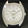 HAND-WINDING VINTAGE HMT KOHINOOR INDIAN MENS SILVER COLOR DIAL WATCH a440974-4 HT-a440974