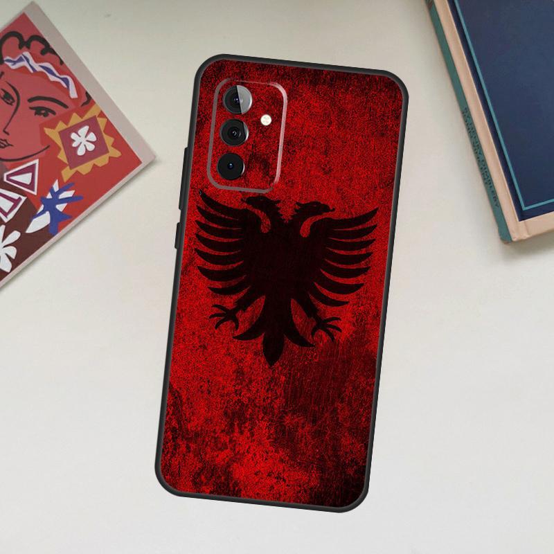 

Albania Flag Eagle Case For Samsung Galaxy A13 A53 A33 A23 A06 A56 A16 A36 A55 A35 A17 A54 A34 A14 A52 A32 A15 Samsung A26