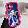 Wuthering Waves Phoebe Telefoonhoesje voor iPhone 17 16 15 14 13 12 11 Air Pro Max Plus Golvende Rand TPU Kleurrijke Hoes Luxe Hoes