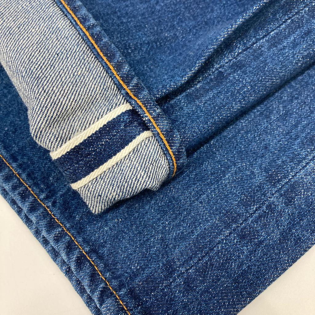 J.B.ATTIRE JBS-2402 Faded Blue Cotton Zip Fly Straight Denim Pants Bottoms 1 blueUsed