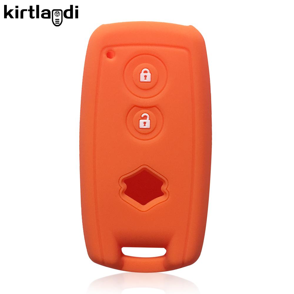 Couverture d'étui de clé en silicone pour Suzuki Grand Vitara Swift SX4 S-Cross XL-7 kuyucha sch4 pour Suzuki Swift 2007-2010 porte-clés