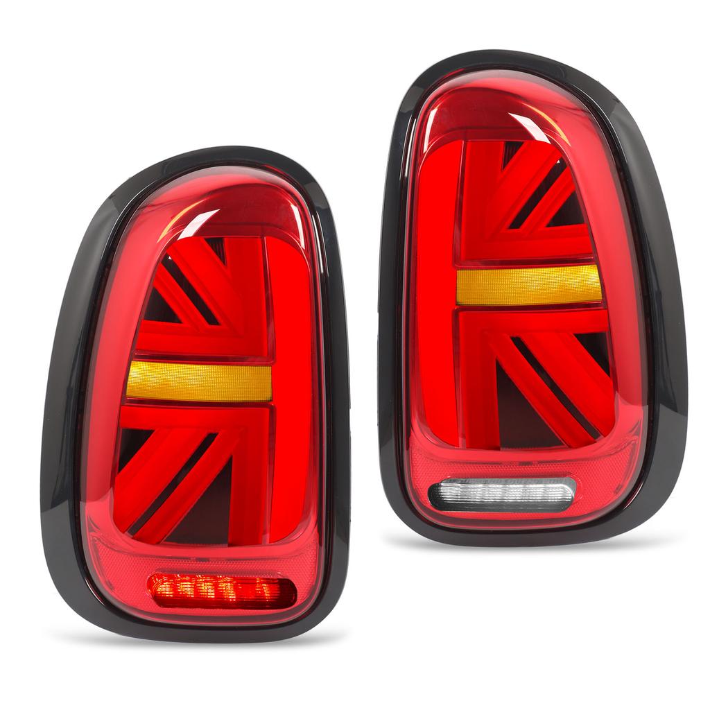 1Pair LED Tail Light Turn Signal Brake Light Tail Light Assembly Replacement for R60 2010 to 2016