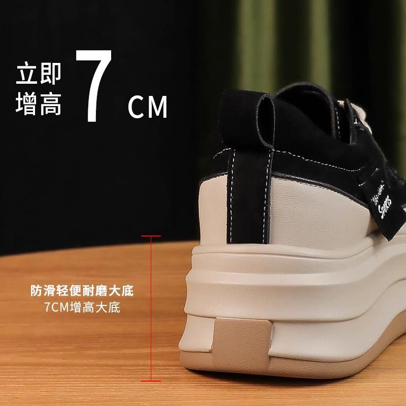 Premium Casual Sports Shoes Super Fire Muffin Board Shoes 2025 New Spring and Autumn Popular Versatile Thick-soled White Shoes Women