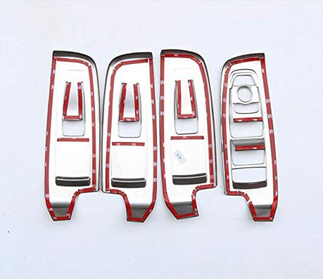 Famous Door Window Button Switch Cover Garnish Fiber for Forester SK Series 2018 and Car (Carbon Pattern) (5th Generation, Later)