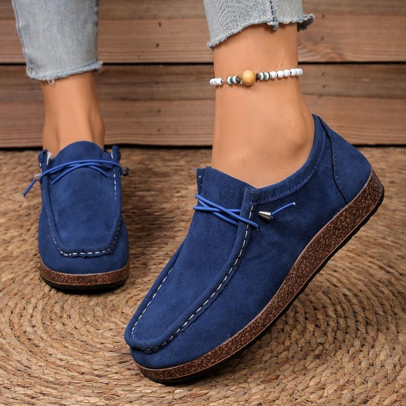 Women's New Large Size Women's Single Shoes New European and American Flat Women's Shoes One Step Casual Sports Shoes