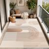 Nordic Abstract CARPET FOR LIVE ROOM Striped Home Decoration Balcony Outdoor Rugs Washable Antiskid Lounge Floor Mats Bedside
