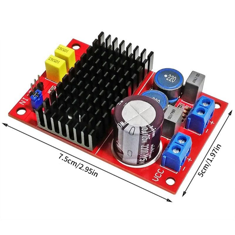 5-24V Bass Boost Amplifier Board 100W TPA3116D2 High Power Subwoofer Amplifier Board Mono Fever Level For Home Theater