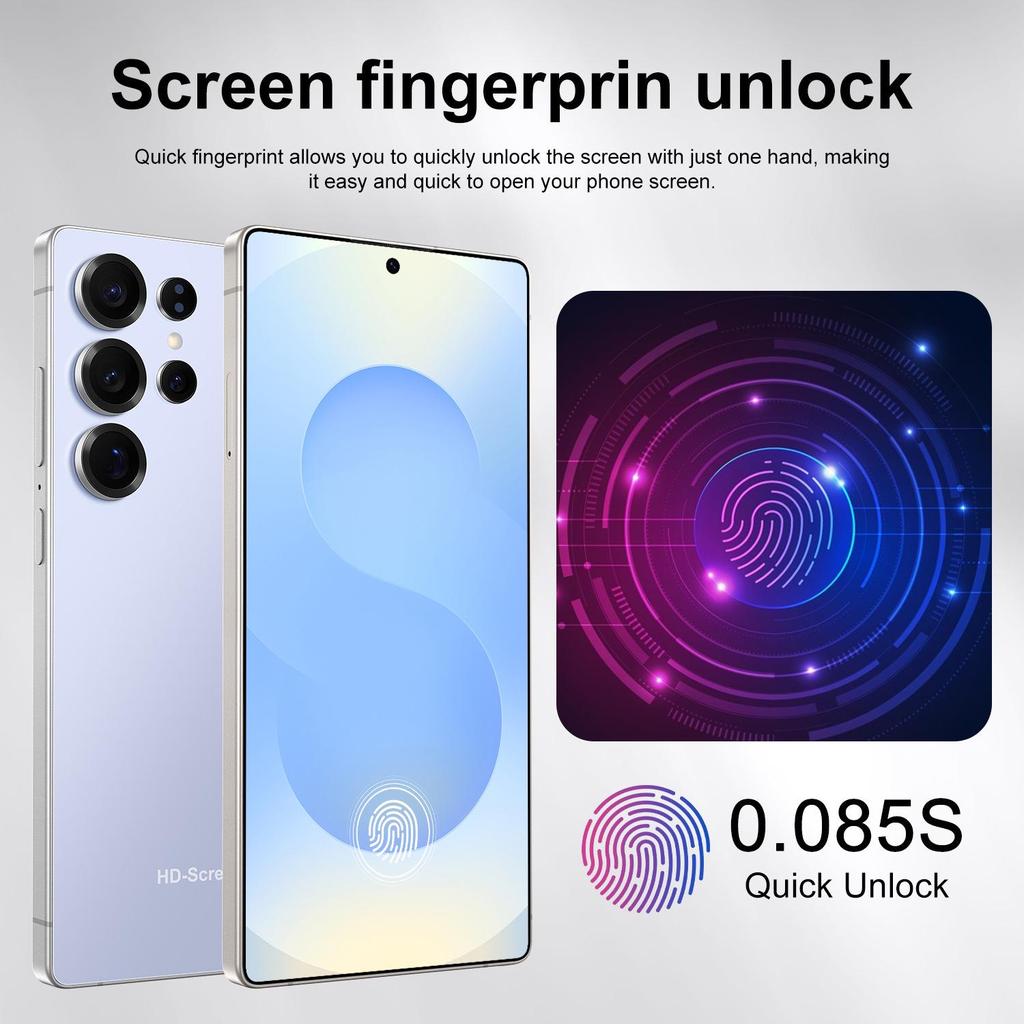 Sınır Ötesi S25 Ultra+ Android Akıllı Telefon: 7,3 İnç Ekran, Dahili Kalem, 16 GB RAM, 1 TB Depolama