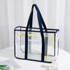 Cosmetic Bag Pvc Transparent Handbag Large Capacity Beach Tote Bag  Outdoor