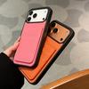 Dual Card Holder Wallet Shockproof Case For iPhone 17 Air 16 15 14 13 12 11 Pro Max Plus Lychee Leather Patterned Bumper Cover