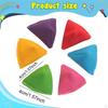 30 Pieces Triangular Beanbag Toss Bag Educational Color Learning Kids Throwing Bean Bags Mini
