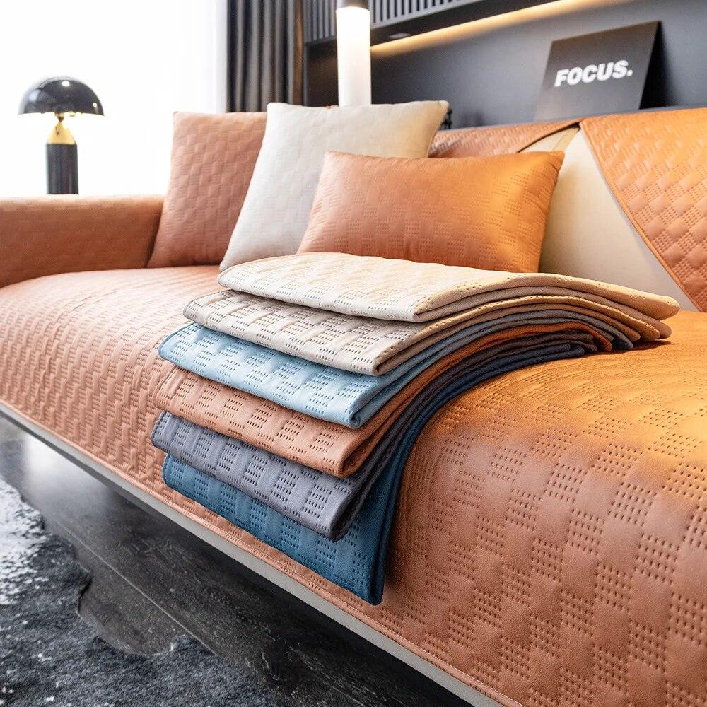Technology Cloth Waterproof Sofa Cover Anti-slip Four Seasons Universal Sofa Towel Nordic Home Living Room Sofa Cushion Decor