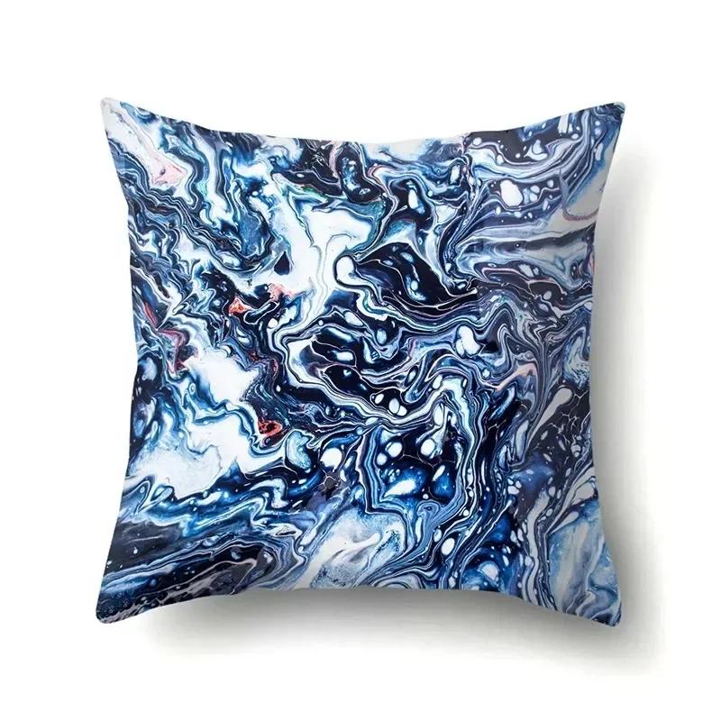 Nordic Fashion Abstract Marble Stripe Print Pillowcase Home Decoration Living Room Sofa Cushion Cover Bedroom Room Decoration